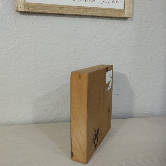 6" Gingerbread Man Sign Let's Get Baked Christmas Wooden Decor NEW - Picture 3 of 4